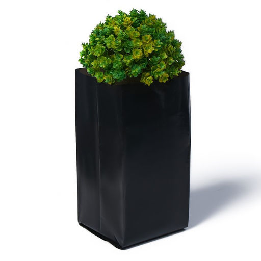 Цена за 50 шт. Пакет для рассады, 3 л, 11×30 см, полиэтилен, толщина 60 мкм, с перфорацией, чёрный, Greengo