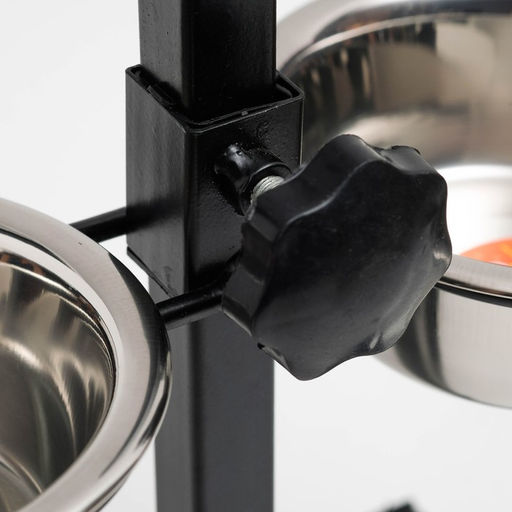 Регулируемая подставка 28 см с 2 мисками по 400 мл - Пижон фото 5