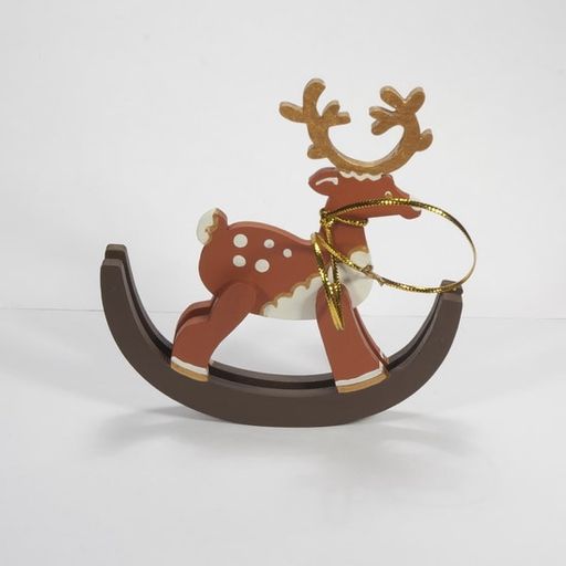 Елочные игрушки - Олень на качалке 360-5 - Idh фото 4