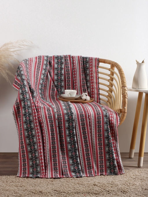 Плед флисовый новогодний «Экономь и Я. Снежинки», 150×180 см