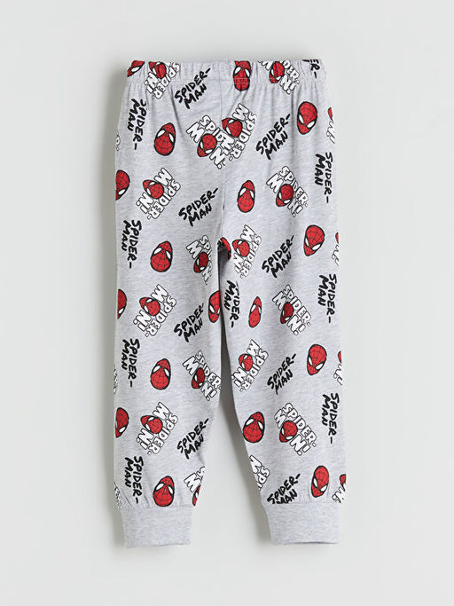 Beli Lastikli Spider-Man Bask?l? Erkek ?ocuk Pijama Alt