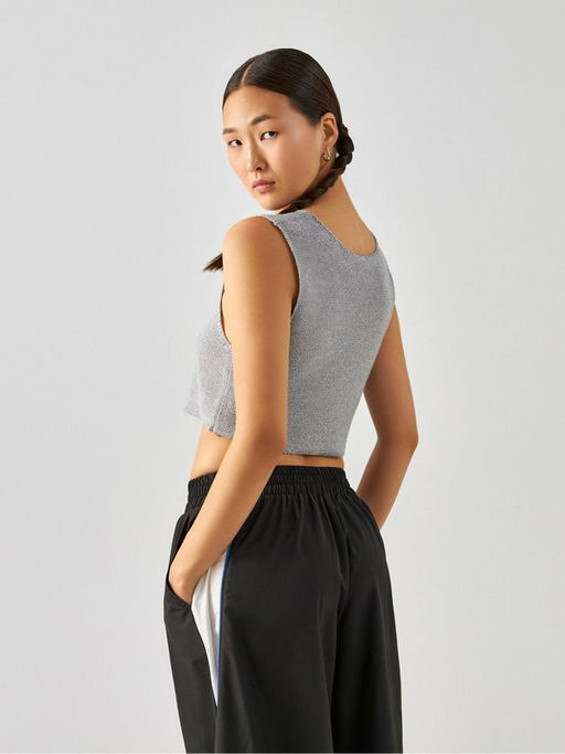 10200400062 Жилет жен. Kattie серебряный - Concept club фото 8