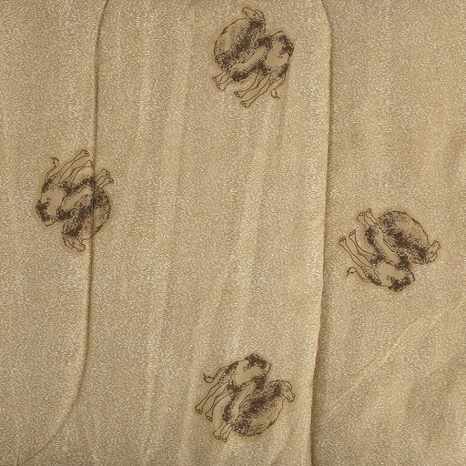 Одеяло 2-х спальное "Н" "Верблюд", универсальное/всесезонное, 172х205 см, наполнитель 300г/м2, термоскрепленная верблюжья шерсть (30%/70%п/э), чехол поплекс "Премиум" (п/э 100%) стеганое, упак "Компакт" пакет ПВХ, еврослот, д25х55см/1,2кг, "Домашняя