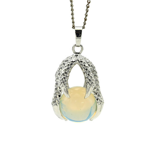 Подвеска Коготь 23*30мм с шариком 16мм из лунного камня