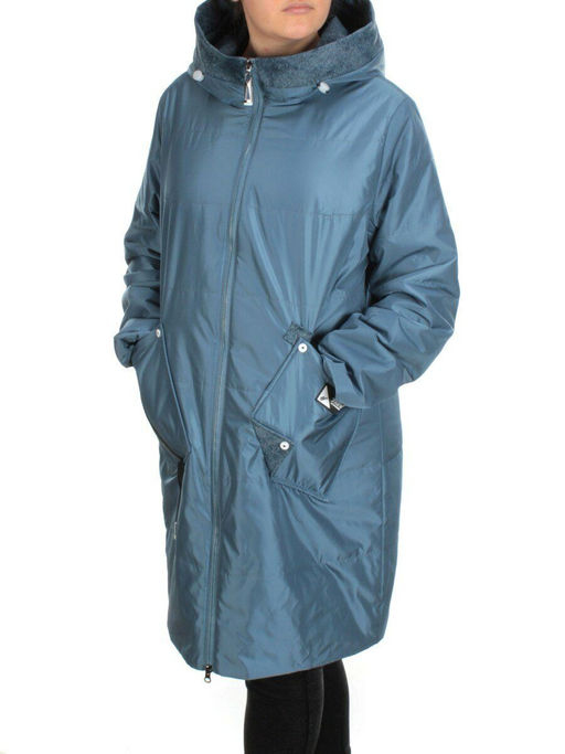 BM-15 GRAY/BLUE Куртка демисезонная женская (100 гр. синтепон) - Fashion фото 3