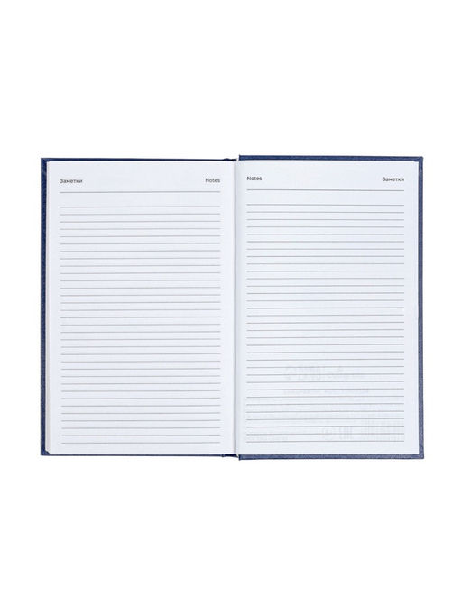 Ежедневник датированный Calligrata, А5, 2026, твёрдая обложка из бумвинила, 168 листов, синий фото 11