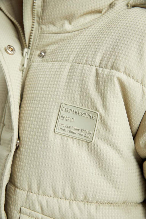 Водоотталкивающий пуховик с капюшоном для девочек - Defacto фото 5