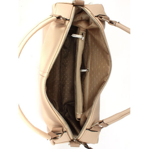 Сумка женская искусственная кожа ADEL-152/2в/ММ, 1отд, плеч/ремень, бежевый флотер 253314 - Adelia фото 3