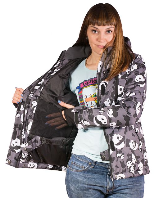 Женская Горнолыжная куртка Панда-1 Sportsolo.ru  фото 5