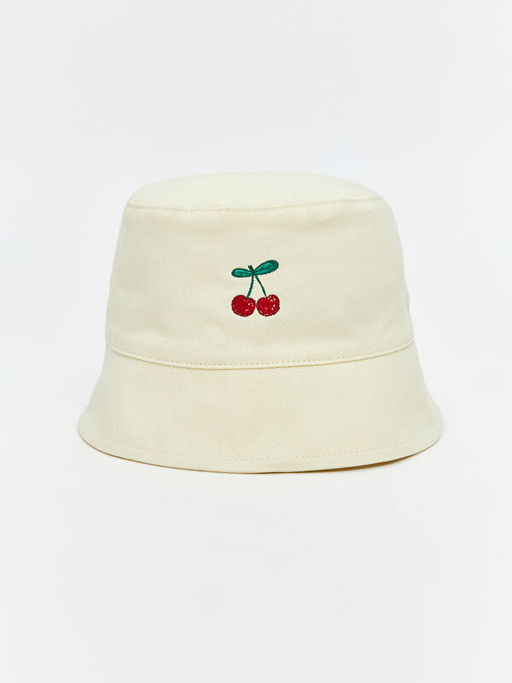 Kiraz Nak??l? K?z Bebek Bucket ?apka