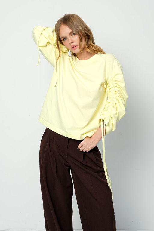 Свитшот Pirs 5879 желтый  фото 3