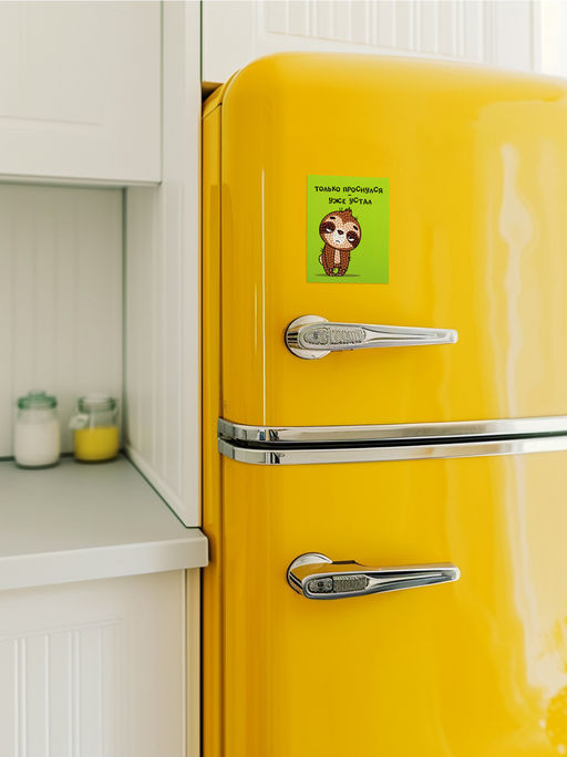 Кристальная (алмазная) мозаика ФРЕЯ ALVM-106 магнит Уставший ленивец 9 х 11 см