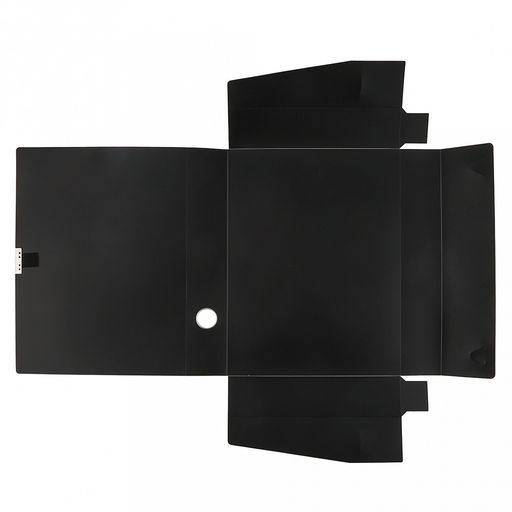 Папка-органайзер (короб) "Архивная" А4 23,4х31х5,5см, пластик, на липучке, цвет черный (Китай)