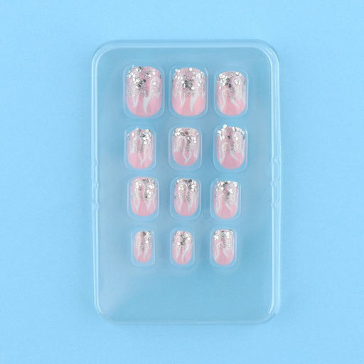 Детские накладные ногти «Огонь», 12 шт.