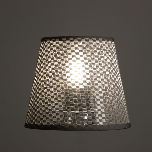 Абажур BayerLux, Е27, серый, 15×15×13 см