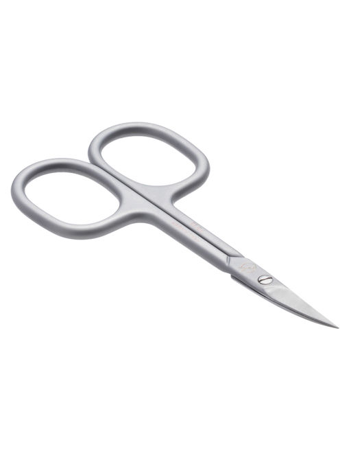 Frau Finger Ножницы маникюрные для кутикулы изогнутые / Premium PS 23, матовые, ручная заточка, 9,3 см