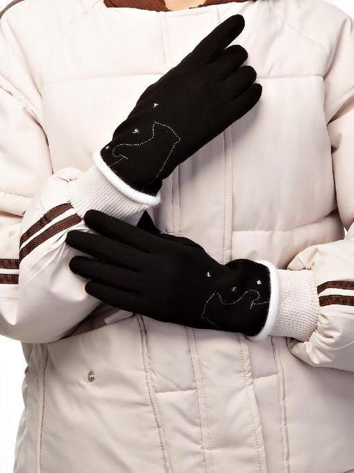 Перчатки жен Labbra LB-PH-89 black  фото 4