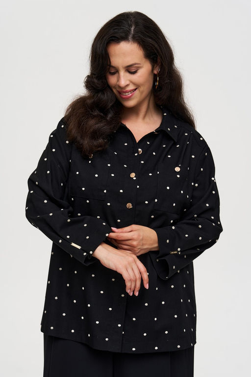 Рубашка Фачинелли черный - Intikoma фото 10