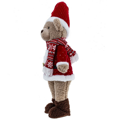 Игрушка набивная "Медведь", L24 W18 H48 см