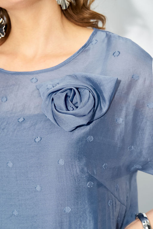 Платье Liliana 1524 серо-голубой  фото 5