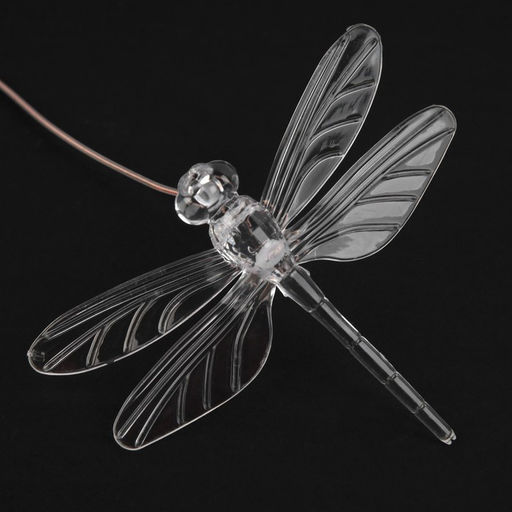 Садовый светильник на солнечной батарее Стрекозы, 12.58612.5 см, 6 LED, свечение мульти - Luazon lighting фото 5