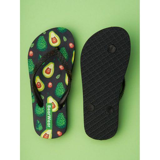 Сланцы Авокадо черные детские - Bearwear фото 4