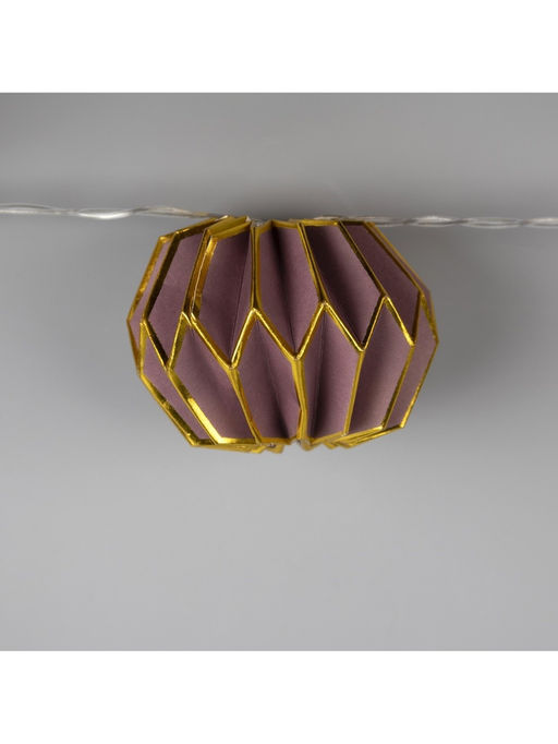 Гирлянда Нить 2 м с насадками Фиолетовый фонарик, IP20, прозрачная нить, 10 LED, от батареек АА?2, свечение тёплое белое - Luazon lighting фото 8