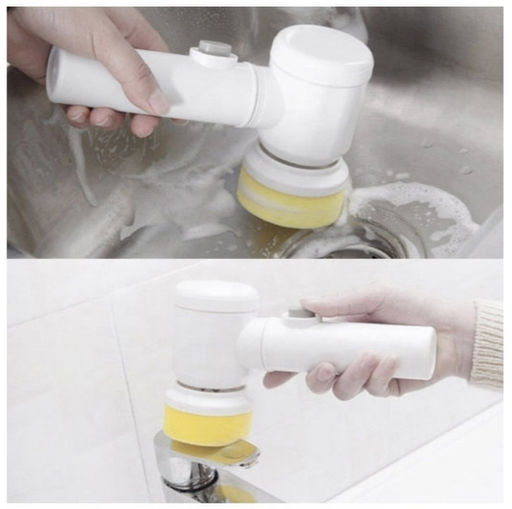 Многофункциональная аккумуляторная электрическая щетка для уборки в доме , 5 в 1 - Family фото 3