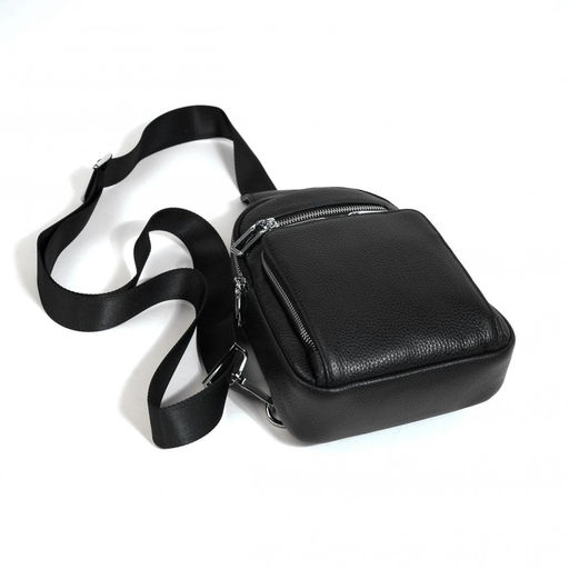 Мужская сумка, кожа, MIRONPAN 86040 Черный