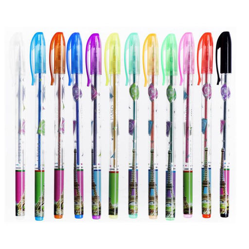 Набор гелевых ручек, 12 цветов, металлик - Simaland фото 8