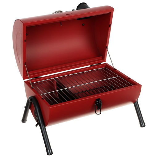 Гриль-коптильня Maclay, с температурным датчиком, цвет красный  фото 2