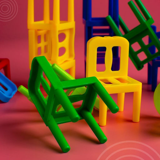 Настольная игра На 4 ногах, большая версия, 70 стульев - Лас играс kids фото 7