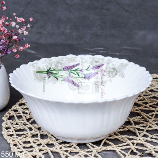 Тарелка глубокая суповая 550 мл 155 мм тарелка глубокая / LHKW60 (18142) /уп 6/48/ YF Лаванда - Галеонтрейд фото 2