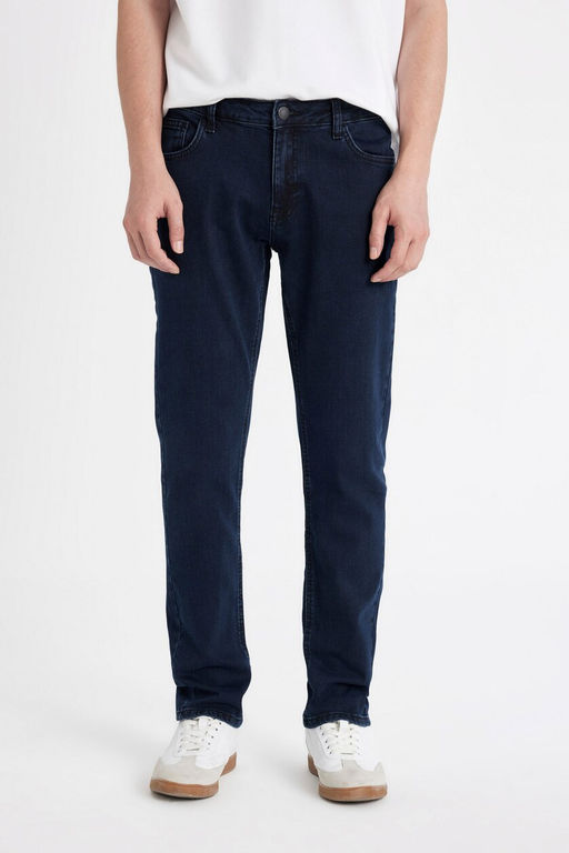 Pedro Slim Fit Джинсовые брюки узкого кроя с нормальной талией и узкими штанинами - Defacto фото 5