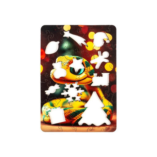 Пазл фигурный «Змейка малыш», 51 деталь