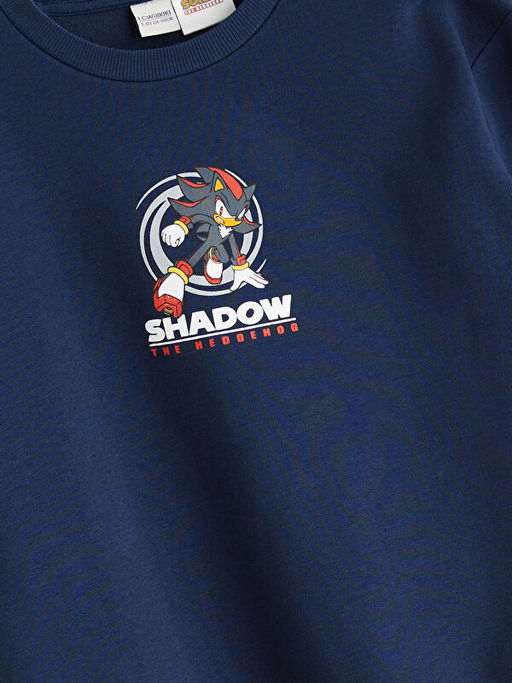 Bisiklet Yaka Sonic Bask?l? Erkek ?ocuk E?ofman Tak?m