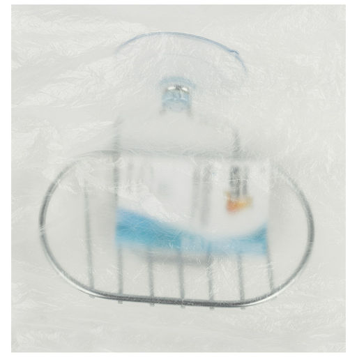 _Мыльница подвесная овальная. (крепление: присоска), арт. W2732 311457 - Полимербыт фото 2