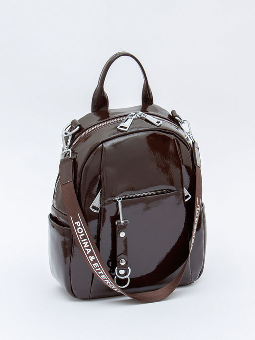 Рюкзак 18104-8 coffee Polina&Eiterou