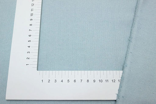 Микровельвет цв.Пыльный св.бирюзово-серый, ш.1.45м, хлопок-100%, 190гр/м.кв - Купава фото 2