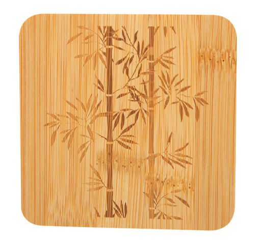 Набор из 3 подставок под горячее из бамбука Foresta di bambu, р-р: 10*10*0,8 см 985990 - Скрап фото 3