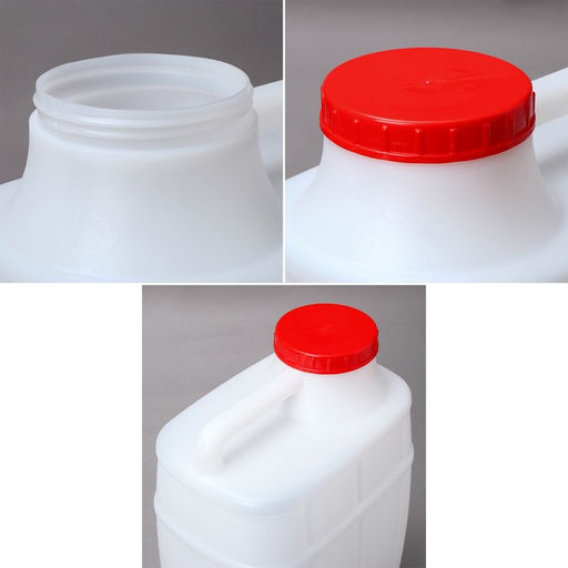 Канистра пищевая «Бочонок», 25 л, пластиковая, белая