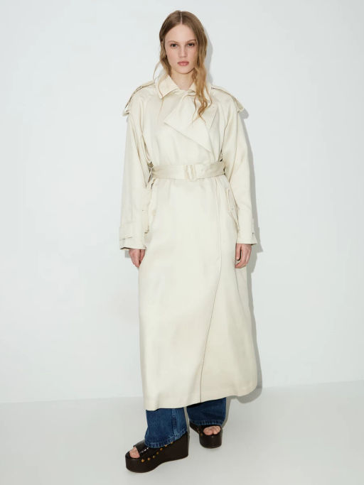 Плащ с акцентным воротником ZR2604102213-60 / Zarina  фото 3