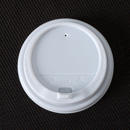 Цена за 100 шт. Крышка одноразовая для стакана белая, с клапаном, d=9 см - Simaland фото 4