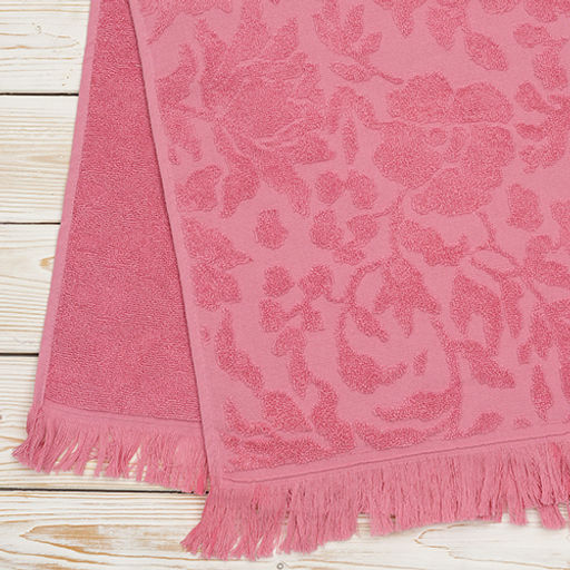 Набор махровых полотенец VERSAL 2 шт. (50х90 - 1 шт., 70х140 - 1шт.), 100% хлопок, 450 гр./кв.м. Сирень - Традиция фото 5