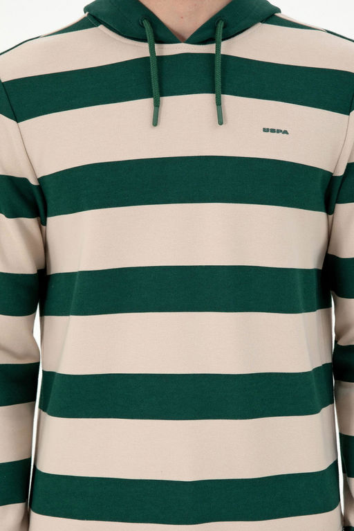 Мужской темно-зеленый свитшот - U.s. polo assn фото 6