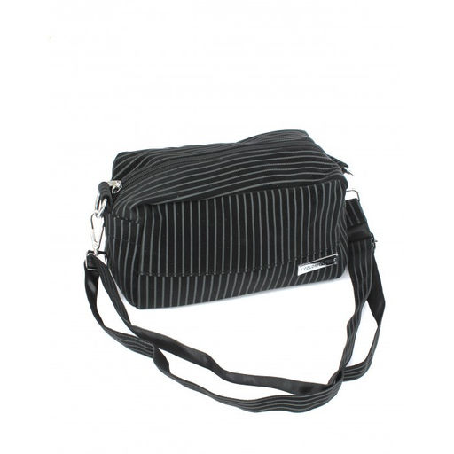 Сумка женская текстиль CF-998, 1отд, плечевой ремень, черный SALE 264791 - Bobo фото 6