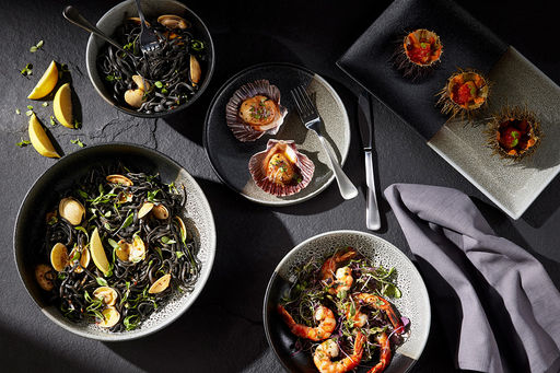 Салатник, 15,5х6 см, 500 мл, фарфор P, черно-серый, в крапинку, Umi - Maxwell & Williams фото 4