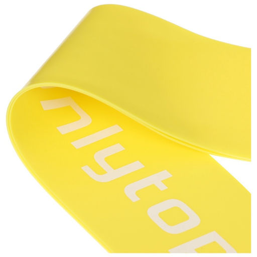 Фитнес-резинка ONLYTOP, 30×5×0.07 см, нагрузка 5 кг, цвет жёлтый