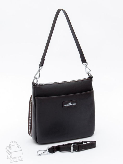 Сумка женская кожаная 2378Y d.coffee Polina&Eiterou