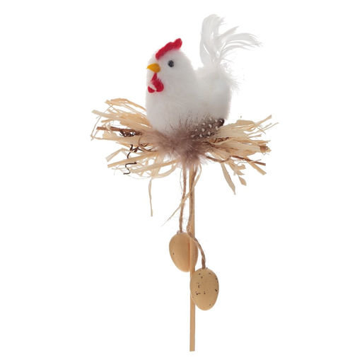 Изделие декоративное (вставка) Курица, L10 W6 H31 см, 3в. - Remeco фото 2